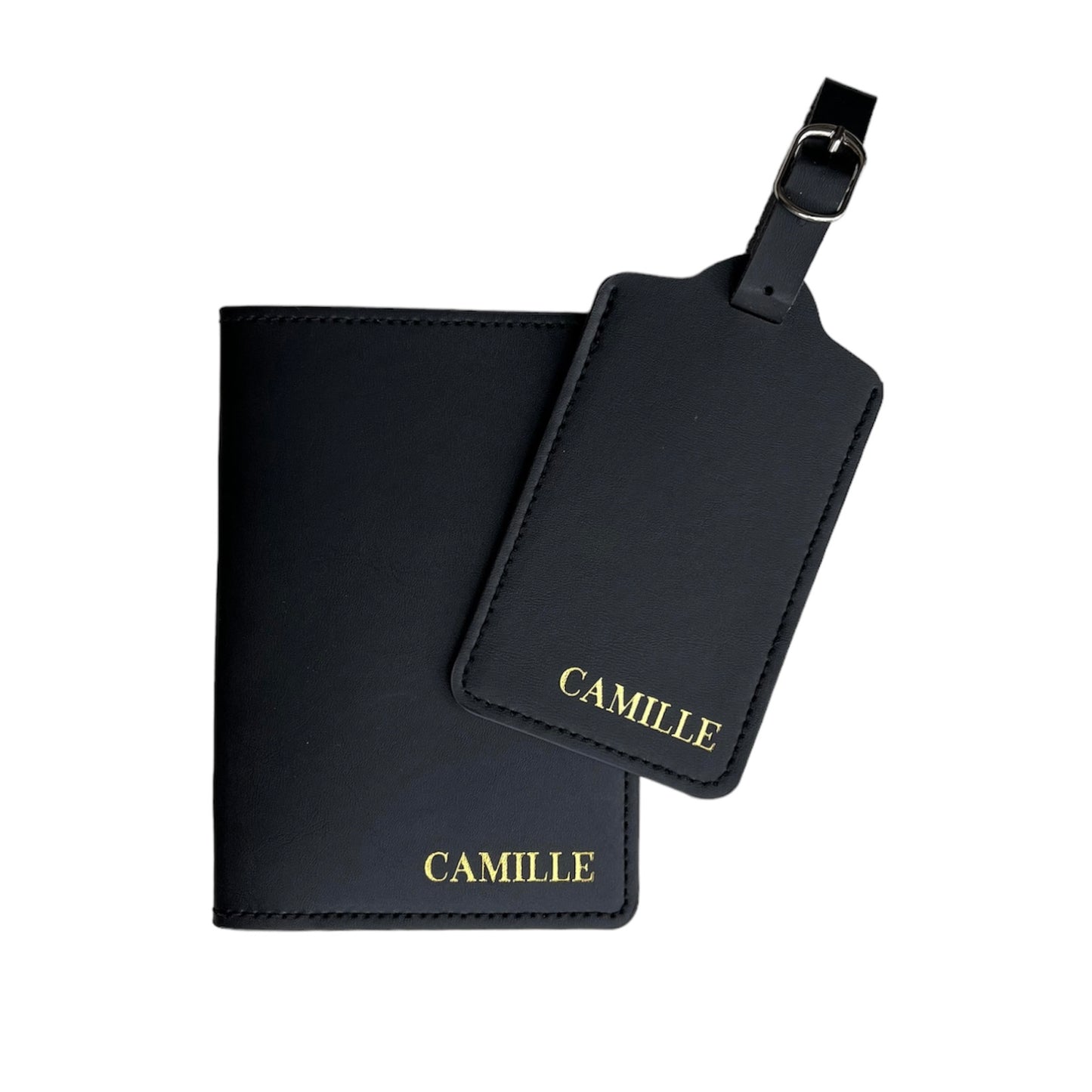 Personalized Passport Cover and Luggage Tag SET