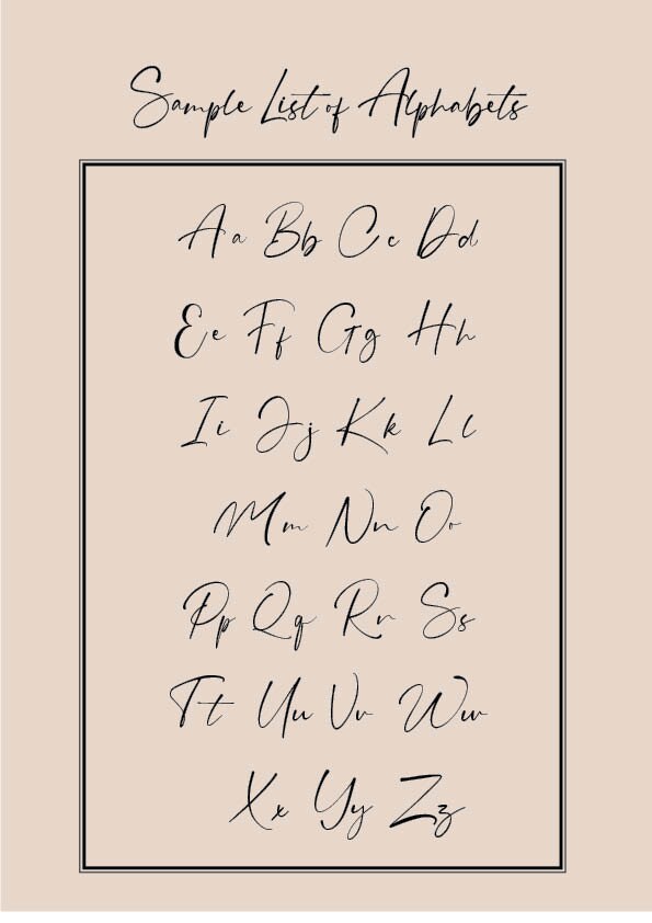 Personalized Luggage Tags (Cursive)
