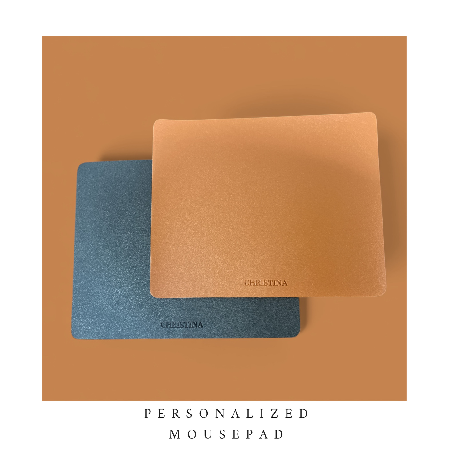 Personalized Mousepad - Vegan Leather
