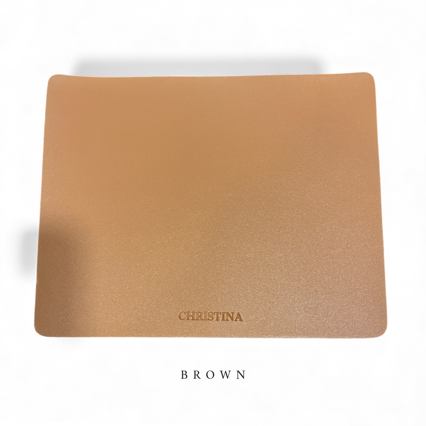 Personalized Mousepad - Vegan Leather