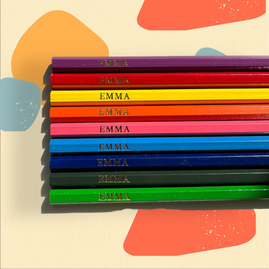 Personalized Color Pencil Set